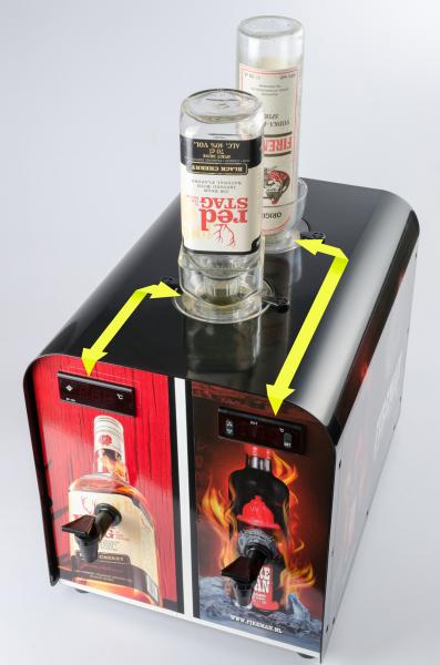 Two Tap Alcohol double Shot machine, Vodka double shot Machine