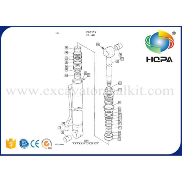 4216515 HITACHI EX90 Arm Cylinder Excavator Seal Kit EX90-1 Hydraulic Repair Kit