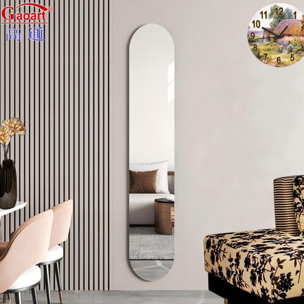 Moderne Hôtel de style métallique salle de bains Glace miroir bistouri pour la décoration intérieure