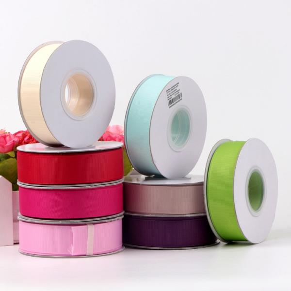 Заказ 100 ярдов ролл Grosgrain ткани лента 7/8 дюйма устойчивый для упаковки подарков
