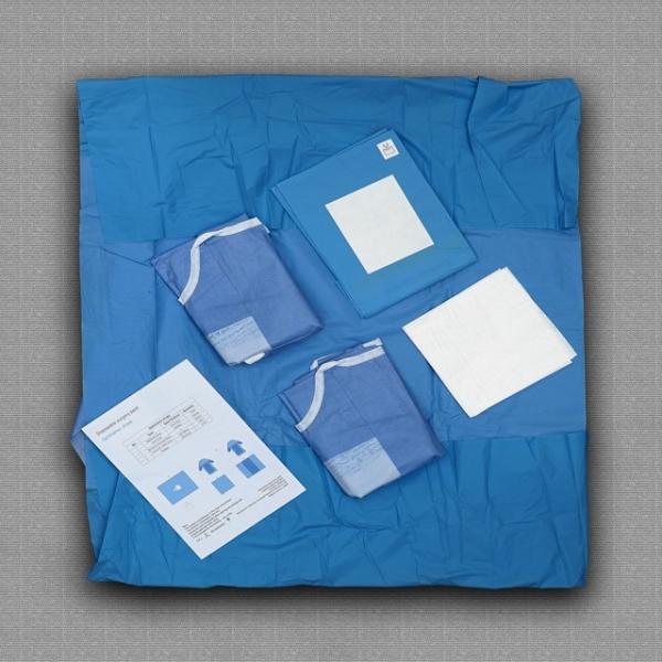 Medical Materials and Accessories Surgery Pack Class II Blue Green White Sterile Surgical Instruments for Medical Centers