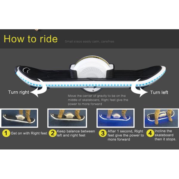 500W 36V One Wheel Self Balancing Skateboard City Road Using