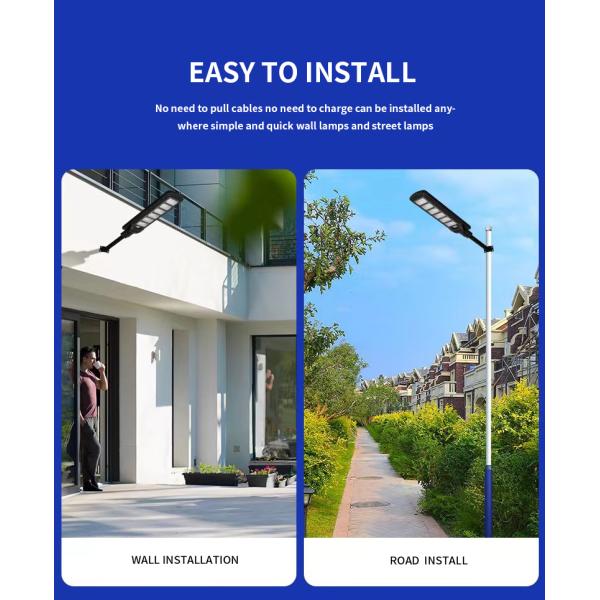 Outdoor Coronation Street Solar Lights 6000K Color Temperature 10-12 Hours Working Time