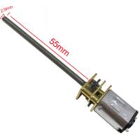 Motor 6v 200rpm da engrenagem de GA12 N20 o micro rosqueou mais por muito tempo o eixo M3*55