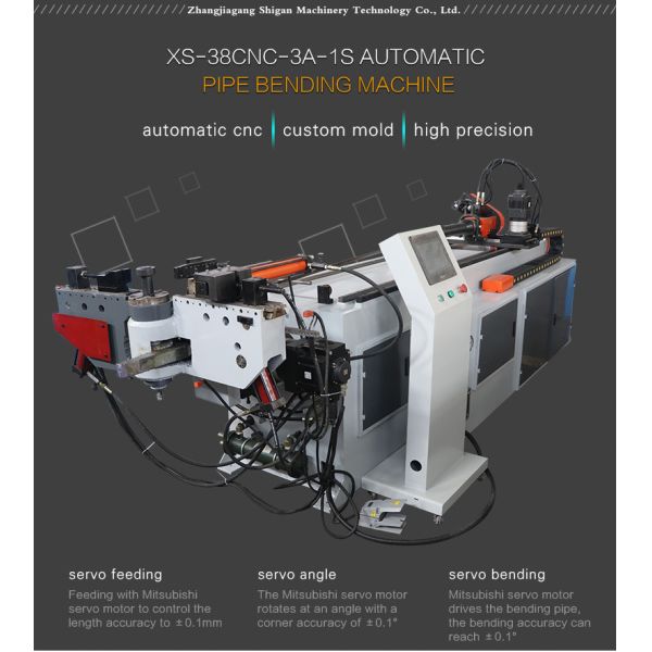 Cedar SB-38CNC-3A-1S Single Head Automatic Pipe Bending Machines Hydraulic