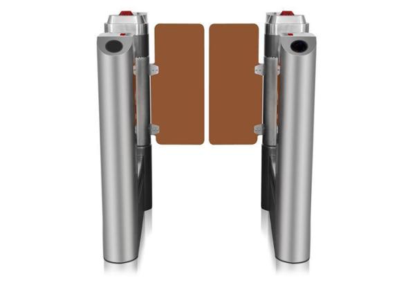 IP32 Pedestrian Swing Barrier Gate Electro Mechanical Brush 24VDC