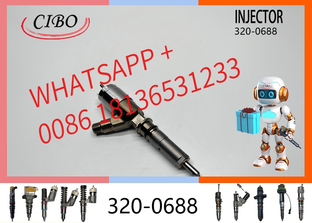 original 320-0688 Common Rail Fuel Injector 10R-7939 2645A747 for  320D Excavator Perkins C6.6  D6N C6.4 Engine Diesel Injector Spare Parts original new injector