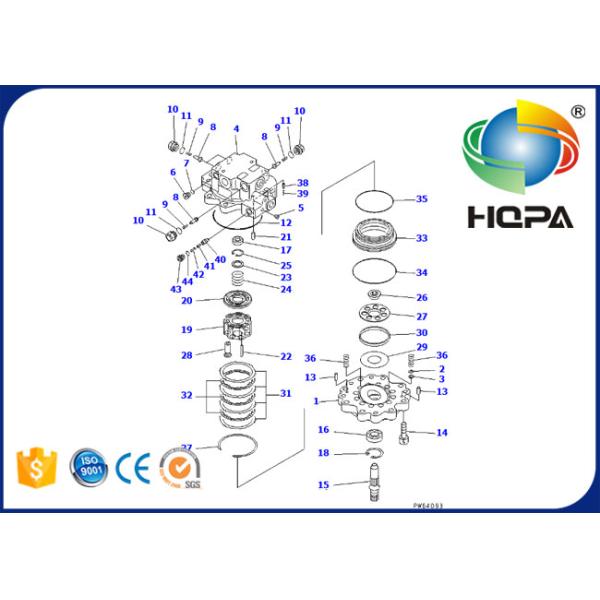 708-7R-00260 708-7R-00081 Swing Motor Seal Kit For Komatsu PC30MR-1 PC28UU-3