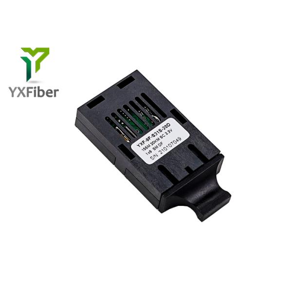 1x9 155M 20KM Duplex Single Mode SC Dual Fiber Optical Module