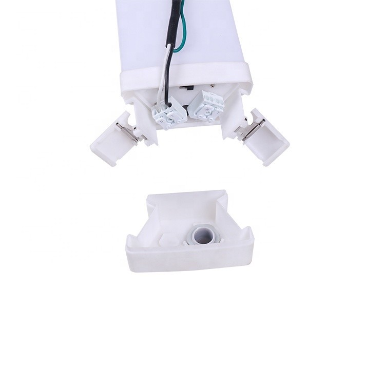 60W LED Tri-proof Light with Motion Sensor Long-lasting Industrial Vapor Tight Lighting