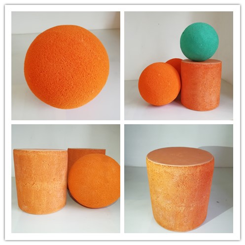OEM ZOOMLION Concrete Pump Parts / Concrete Pump Cleaning Sponge Ball