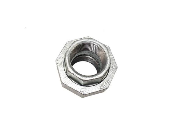 Electrical Galvanized Malleable Iron Unions Coupling Pipe Fitting Eco Friendly