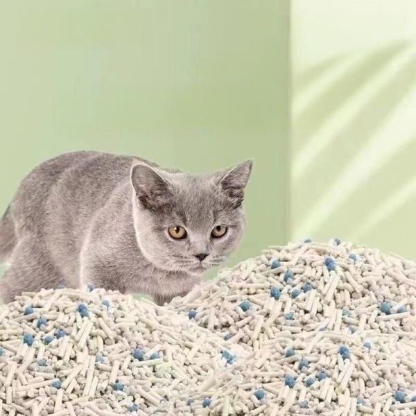 Déodorant organique OEM Tofu et Bentonite mélangés Litter de chat avec multi-odeur