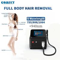 Máquina de remoção de cabelo de diodo portátil
