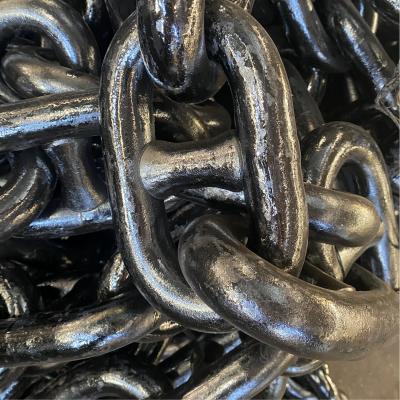 56 mm de alta resistencia de aleación de acero pintura de pulverización barco de anclaje de la cadena de estabilización del buque