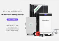 Bateria solar Kit fotovoltaico 6Kw 10Kw 12Kw Bateria Pacote Sistema Completo de Energia Solar Híbrida Para Residencial