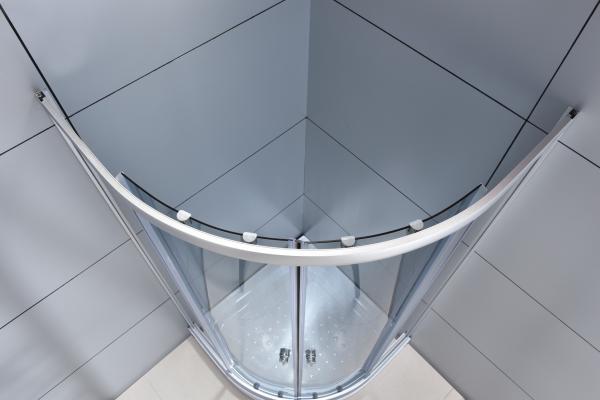 cerco de vidro 900×900×1950mm do chuveiro de canto de 4mm