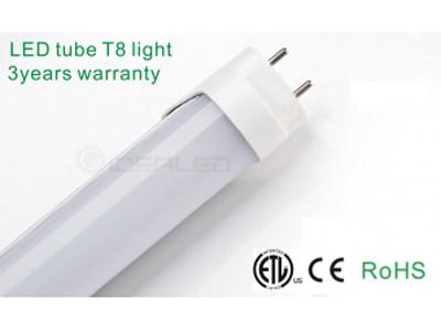 T8 LED Tube Lights 600mm(2ft) 9W Input Voltage:AC85-265V
