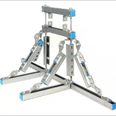 Wall Mounted Seismic Brace Bracket Earthquake Bracing For Fire Sprinkler