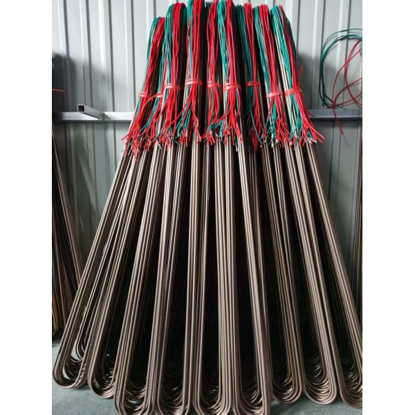Electric 304 Stainless Steel Heating Tube (U-shaped Straight Pipes) 220V Cold Storage Refrigeration Heat Exchange Parts 20kg 1