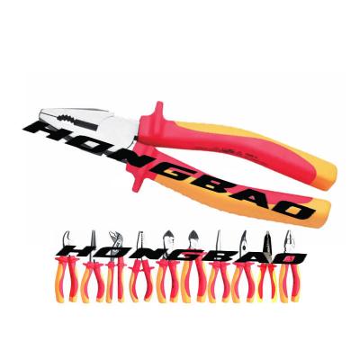 1000V VDE Insulated Tools Pliers Electrical Combination Pliers 6 7 8 Ergonomic Grip Handle