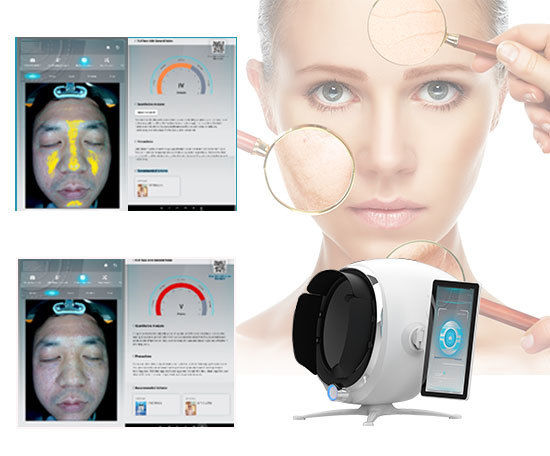 Industrial AI Skin Diagnosis System With 9 Spectral Imaging For Clinics Max Model