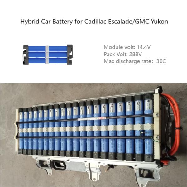 Hybrid Car Battery NiMH 288V 6.5AH 2008-2013 2009 Cadillac Escalade Hybrid Batteries