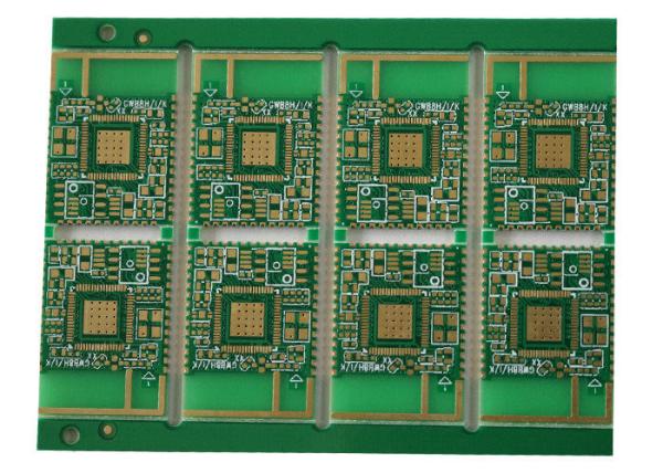 Half Hole Single Sided PCB Board Fabrication High Precision Rogers 4350B