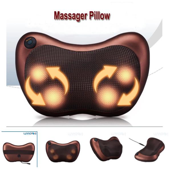 Portable Butterfly Shape Shiatsu Deep Kneading Massage Pillow Spondylosis Massage Pillow