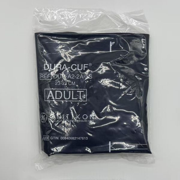 GE Critikon Dura-Cuf Adult Non Invasive Blood Pressure Cuff with 23-33 CM Size Dual-Tube DINACLICK Connector and Reinforced TPU Material