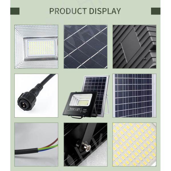 Solar Powered IP65 High Power LED Floodlight Outdoor Security Lights For Garden , Lawn