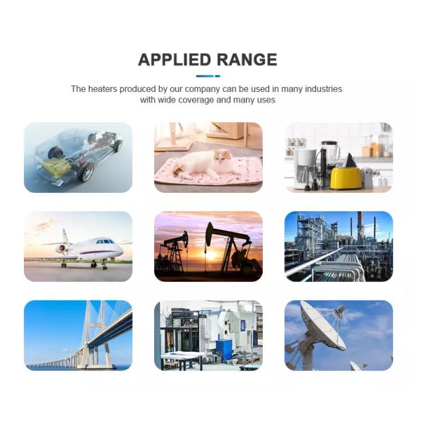 Waterproof 3.7v Silicone Heater Pad 3D Printer 5mm Band