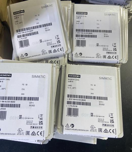 6ES7954-8LE03-0AA0 Original Packaging  SIMATIC S7 Memory Card For Electronic Equipment