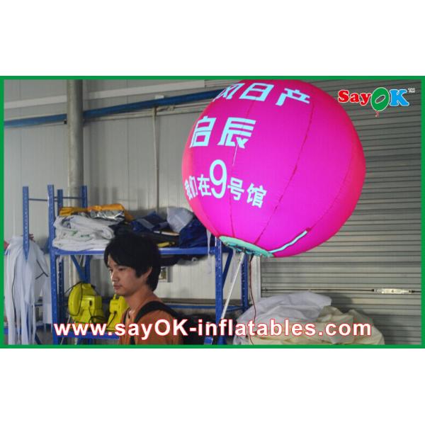 шарик рюкзака рекламы DIa 0.8m раздувной с тканью нейлона