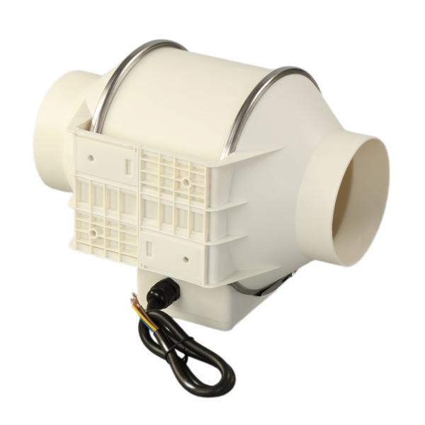 Farms Quiet Hydroponic Inline Flexible 200mm Exhaust Fan for Greenhouse Ventilation