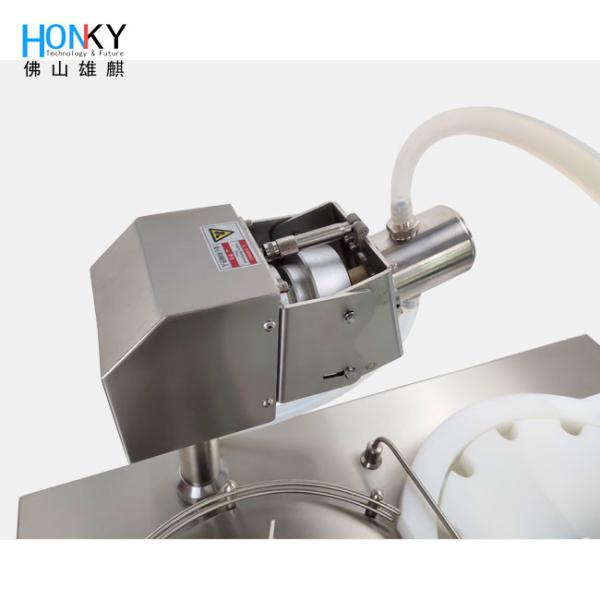10ml vidro automático Vial Filling Capping Machine 600W 25BPM