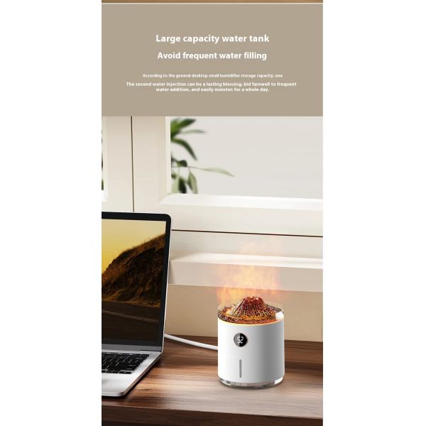 Color Changing Light  Smart Ultrasonic Humidifier USB Powered Essential Oil Diffuser