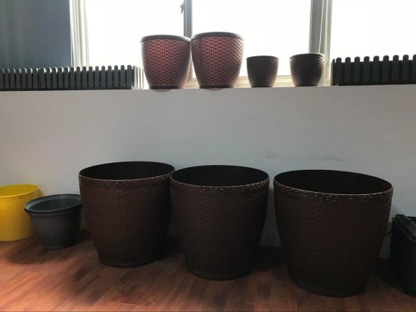 Plastic Rattan Flower Pot Mould , Plant Pot Moulds 1 Cavity With P20/H718