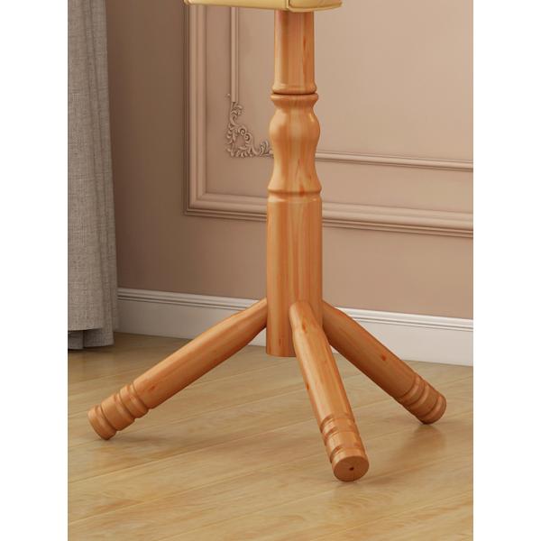 Customized Coat Rack Hanger Stand Pine Wooden Coat Tree For Bedroom