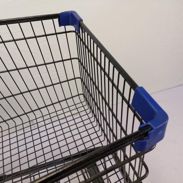 Multifunctional Supermarket Shopping Trolley Electrophoresis Metal Shopping Cart
