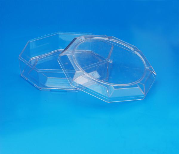 Cylinder Shape Clear Plastic Can , High Durability Food Storage Cans