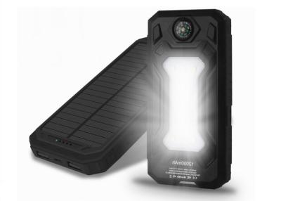 30000mAh Solar Powered USB Charger / Waterproof Power Bank Safe And Reliable