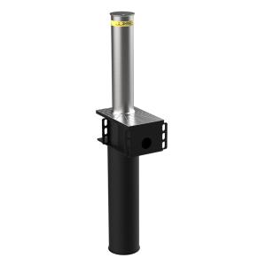 Bollardo semiautomático de alta segurança para controlo e gestão de acesso ao ve