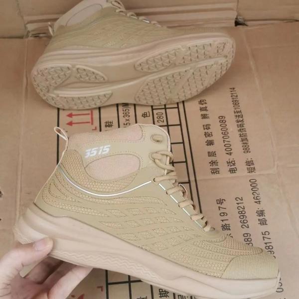 New spring and autumn ultra-light combat boots outdoor high-top breathable tactical boots lightweight training shoes