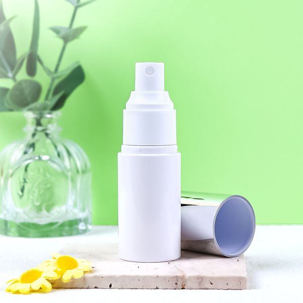Matte White Thick-Wall Plastic Spray Bottles - Leak-Proof BPA-Free Cosmetic Spray Bottles for Skincare