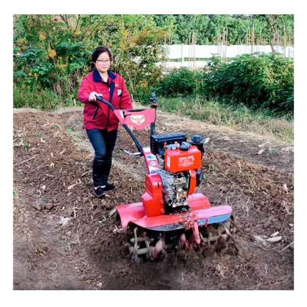 Gasoline Engine Mini Power Tiller for Agricultural Equipment at 4KM/H Work Speed
