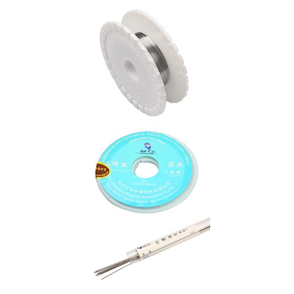 Manual Orthodontic Wires Stainless Steel Straight Wire Niti Reverse Curve Arch Dental