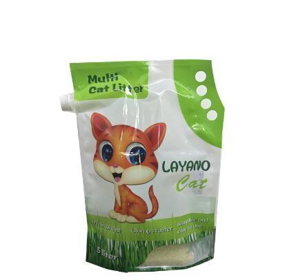 Custom design gravure printing matt opp pet cpp pe plastic k pouch pet dog food packaging bag