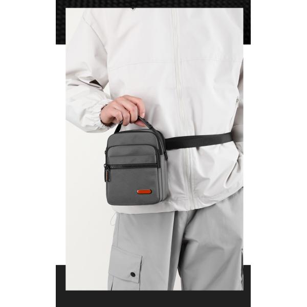 Multi Layer Men Designer Messenger Bags Crossbody Side Bag With Zipper Pocket