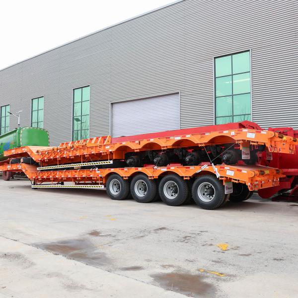 Steel Low Bed Truck Semi Trailer for 60-120 Tons Used Trucks Spare Parts and Beyond